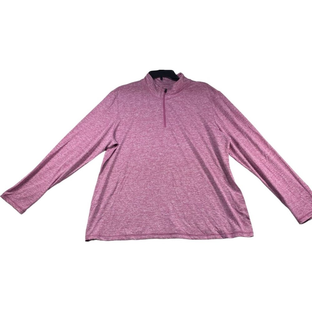 Ideology Workout Sweatshirt Womens size XXL Purple Lilac 1/4 zip Rapid Dry New